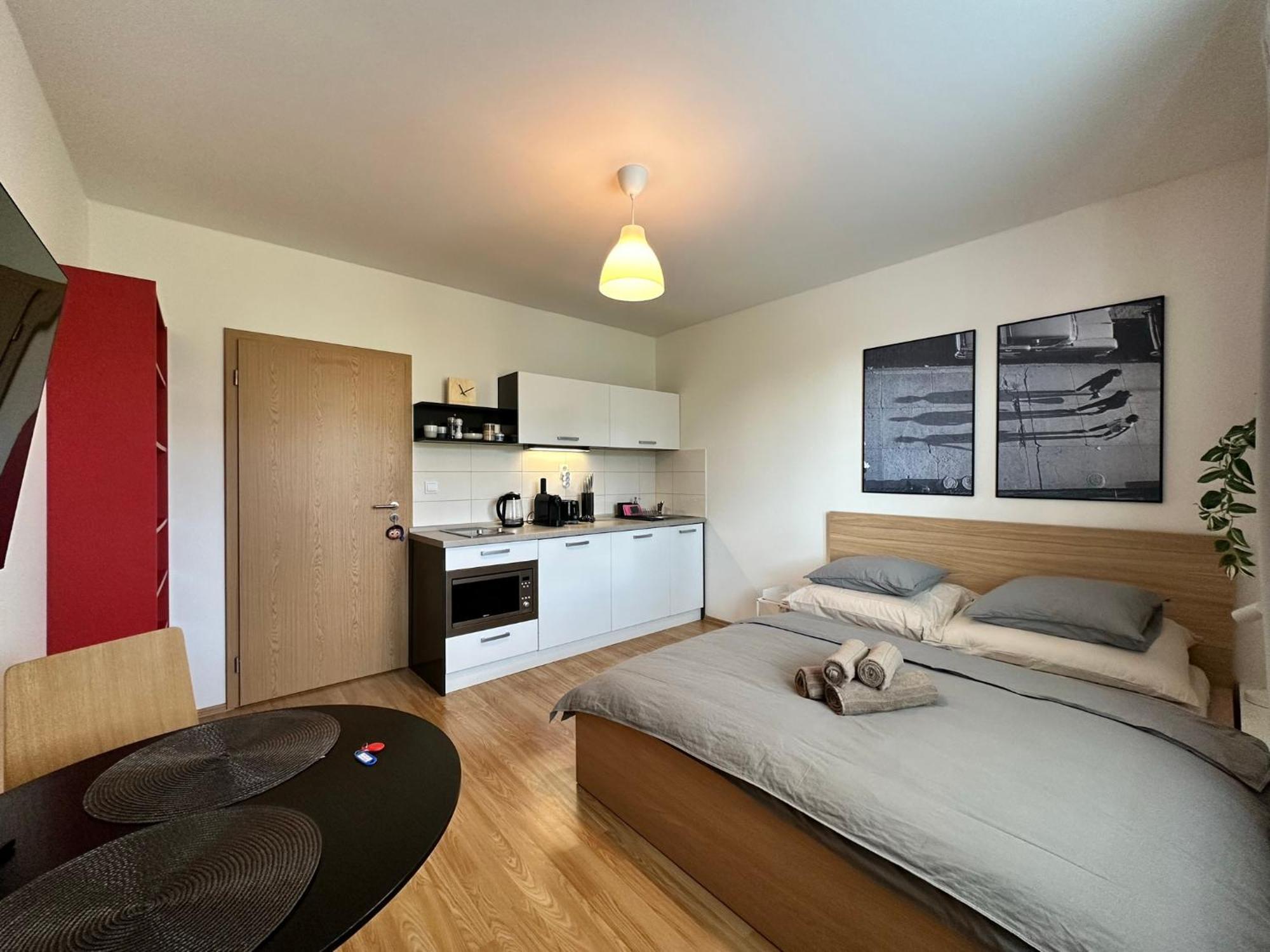 Cozy Studio Apartment In The Wider Center Pozsony Kültér fotó